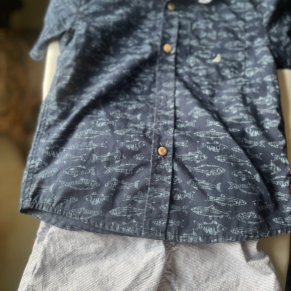 Nautica Size 5  Dress Shirt and Shorts Set